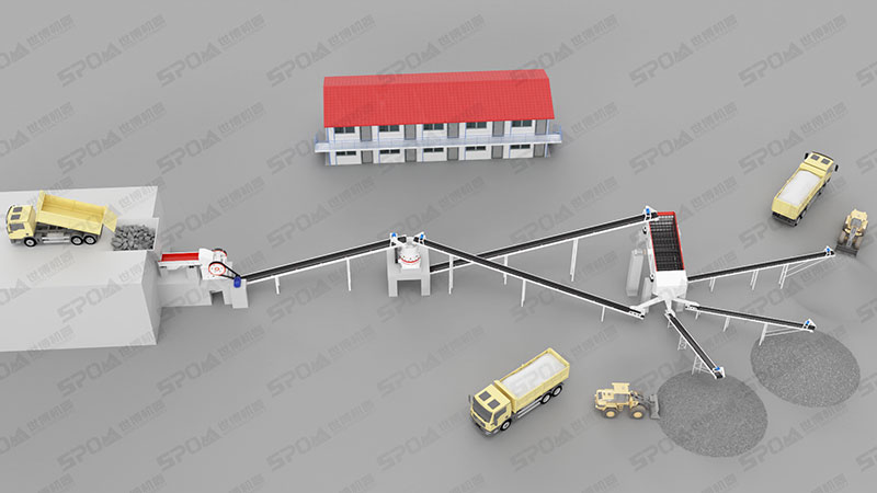 玄武岩破碎加工生产线